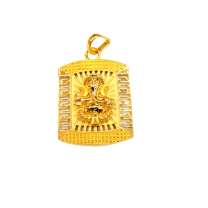 22KT Bahubali Ganesh Pendant