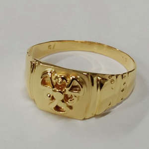 Gold grand gents ring