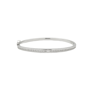 Line Cross 925 Silver Bracelet