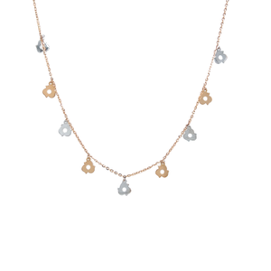 Floral Gold Delicate Chain