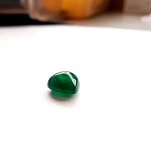 7.22ct pear green emerald-panna