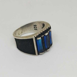 925 sterling silver oxides gents ring