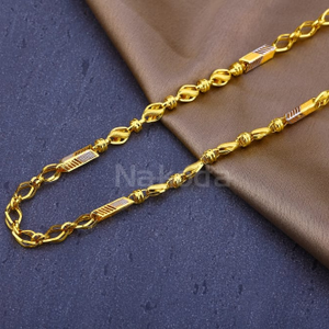 22KT Mens Gold Designer Chain MCH874