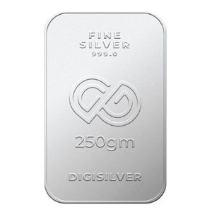 Digigold 250 gram silver mint bar 24k (99.9%)