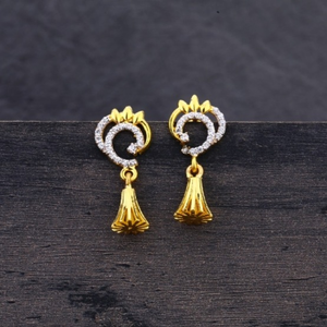 22 carat gold stylish jummar ladies earrings 