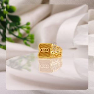 22K Gold Exclusive 4 Bangdi Gents Ring