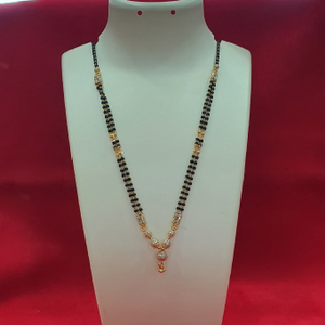 91.6 Two Line Light White Fancy Mangalsutra