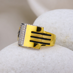 New design 22k  cz diamond mans ring