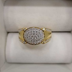 Gold Gents Fancy Ring