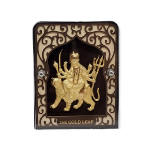 24kt Gold Foil Durga Mata Frame MGA - AGE0073