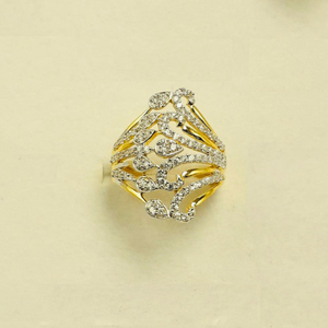 Gold divine women ring