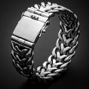 18 kt white gold presidential luxury link men