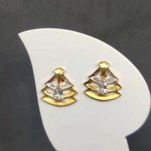 22 carat gold fancy ladies earrings RH-LE621