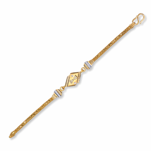 Handmade 22k gold baby bracelet