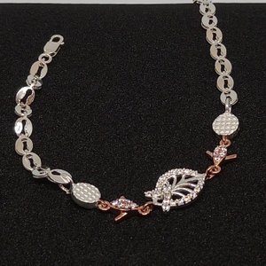 925 Silver Fish Design Bracelet For Ladies