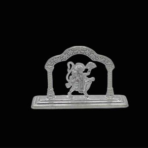 Silver casting hanuman ji idol
