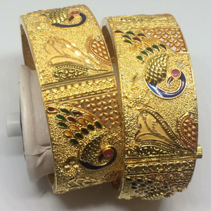 916 Gold Peacock Desgin Patala