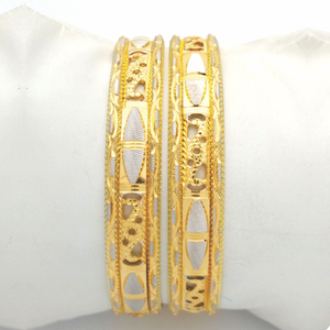 GOLD HALLMARK CNC LASER BANGLE - CLJ1065