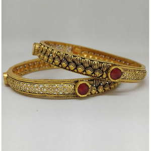 22 KT GOLD ANTIQUE BANGLE