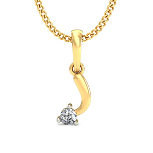 delicate curve pendant