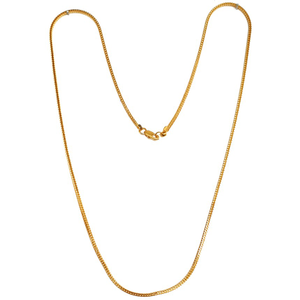 1 gram gold plated chain mga - che0058