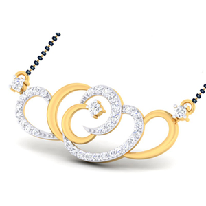 Gold Diamond Mangalsutra