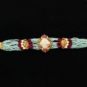 916 Gold Shining Pearl Bracelet AJB48