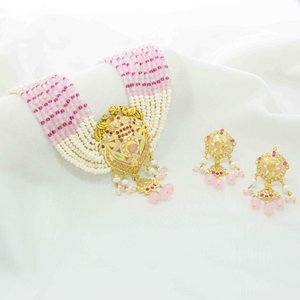 22kt gold euphoric choker necklace set