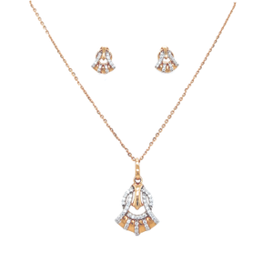 Sophia Diamond Pendant Earrings Set