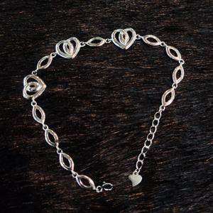 92.5 silver fancy ladies bracelet RH-LB23