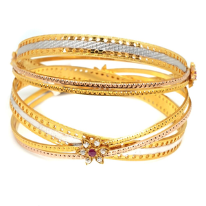 1 gram gold forming bangles mga - gf0050