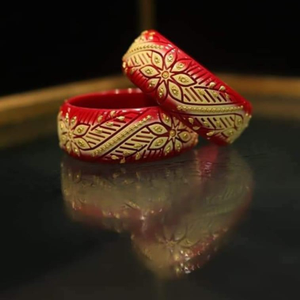 22kt/916 yellow gold mairan chudi for women