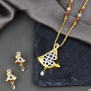 Latest Design Gold Pendant Set