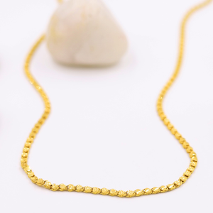 Brilliant gold link chain