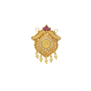 22carat temple style gold lavish pendant