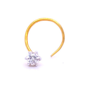 Zara one diamond nose pin