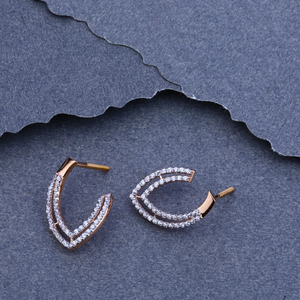 18ct Rose Gold Cz  Exclusive   Bali  RFB33