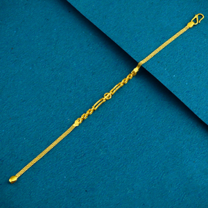 22K 916 Gold Plain Ledies Classic Bracelet