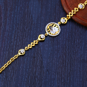 916 exclusive gold cz diamond bracelet lb210