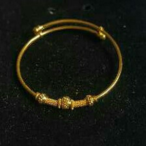 22K Gold Kids Indian Fancy kadli Yellow