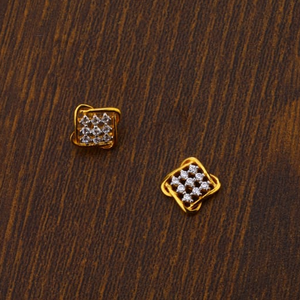 22CT Gold Hallmark Fancy Ladies Tops Earrings