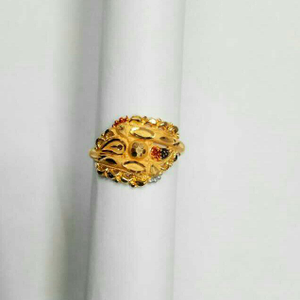 Modern 916 Gold Ladies Ring 