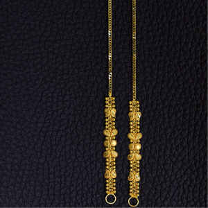 22K EARRINGS CHAIN