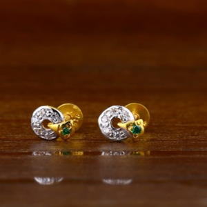 22 carat gold ladies earrings RH-LE728