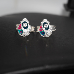 925 Silver Fancy Colorful Bichiya