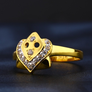 22 carat gold delicate hallmark ladies rings 