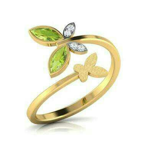 Gold Jaipuri Rings