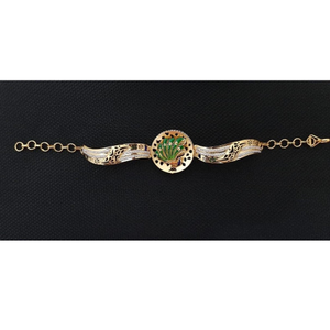 22Kt Gold Peacock Design Bracelet For Women R