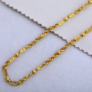 22kt gold hallmark delicate gent's chain mch5