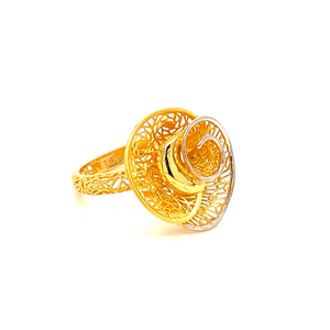 22k gold turkish diviner ring